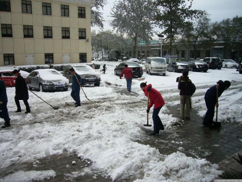 Schnee in Peking