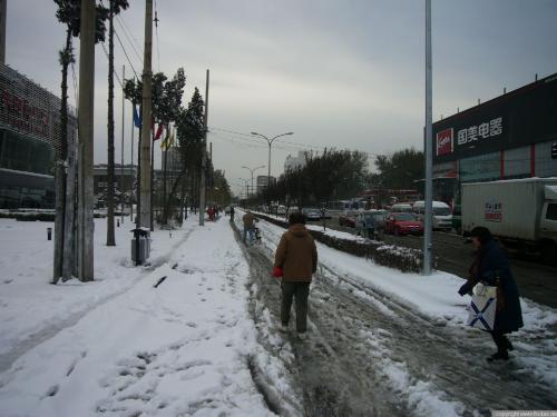 Schnee in Peking