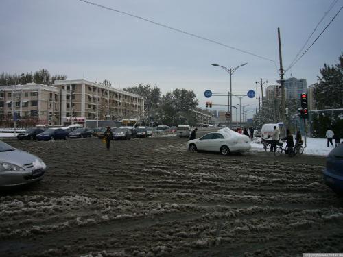 Schnee in Peking