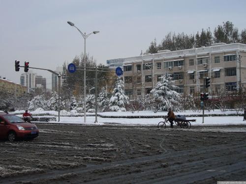 Schnee in Peking