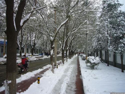 Schnee in Peking