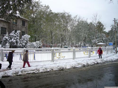 Schnee in Peking