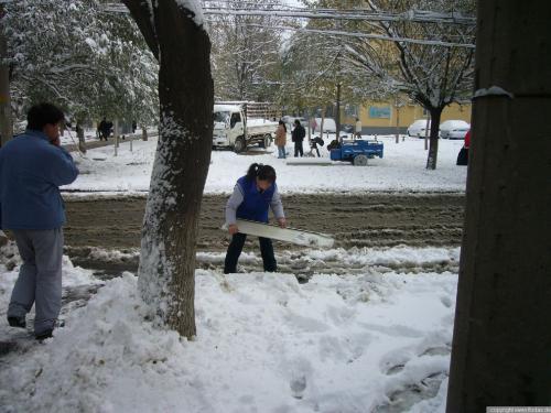 Schnee in Peking