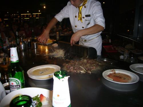 Chaoyang Park und Teppanyaki