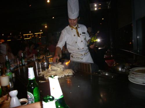 Chaoyang Park und Teppanyaki