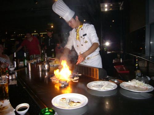 Chaoyang Park und Teppanyaki